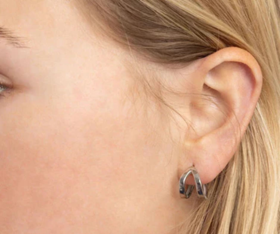 LUX Split Hoop Earring