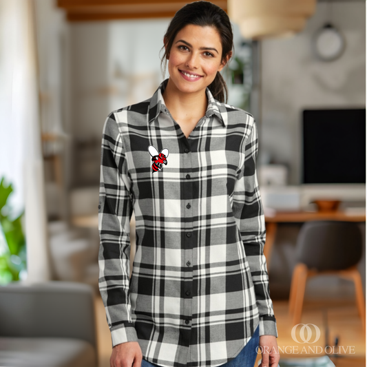 Port Authority Plaid Flannel Shirt WOMENS - Ray Fall Fundraiser