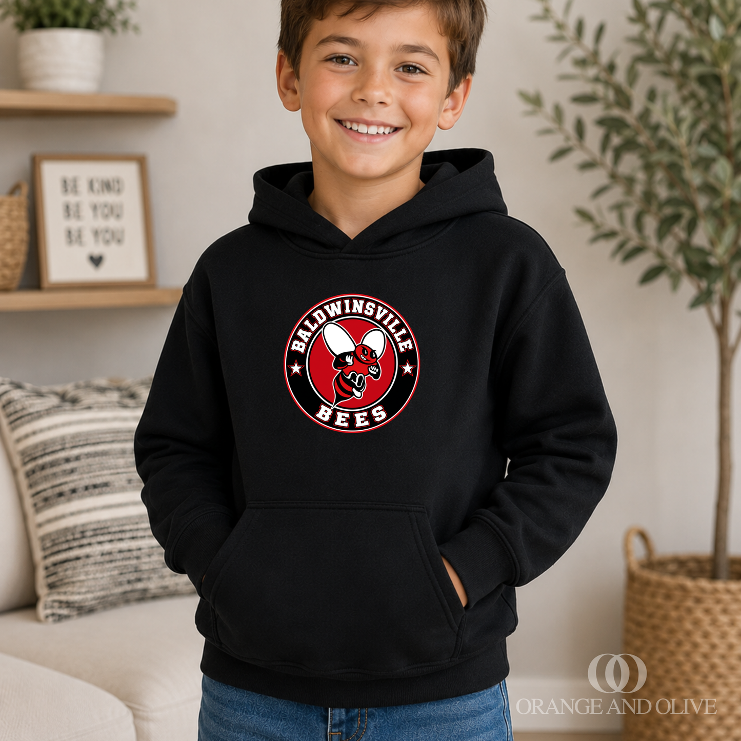Hoodie Circle Logo YOUTH - Reynolds Fundraiser