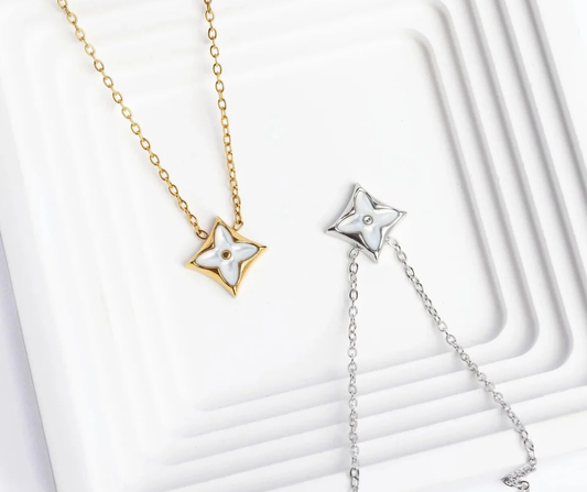 LUX Mother Of Pearl Star Pendant