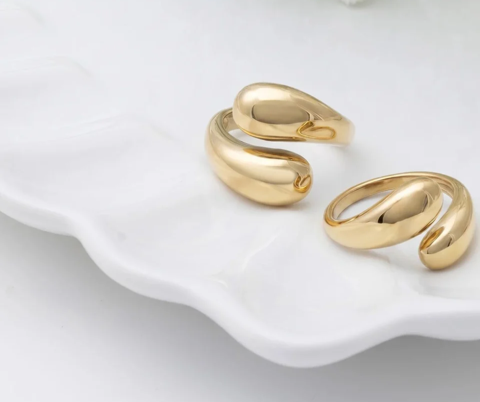 LUX Duo Drop Ring
