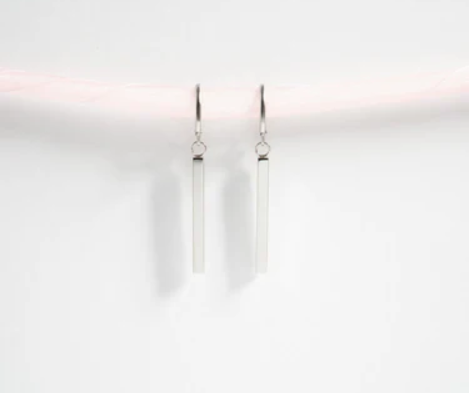 LUX Dangle Vertical Drop Bar Earrings