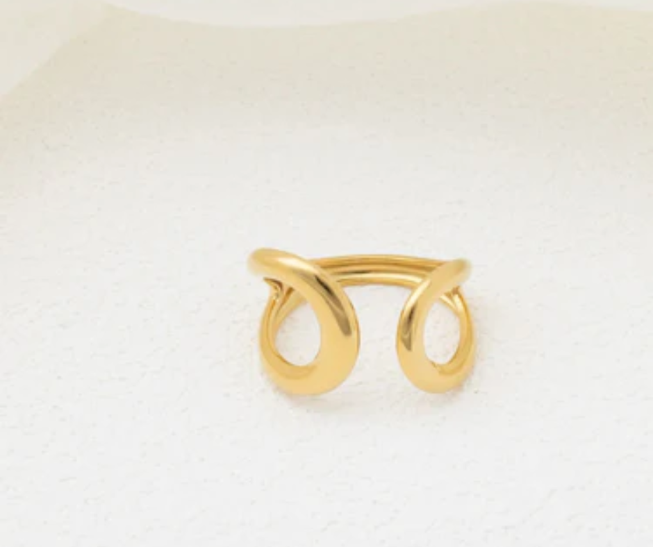 LUX Crescent Cuff Adjustable Ring