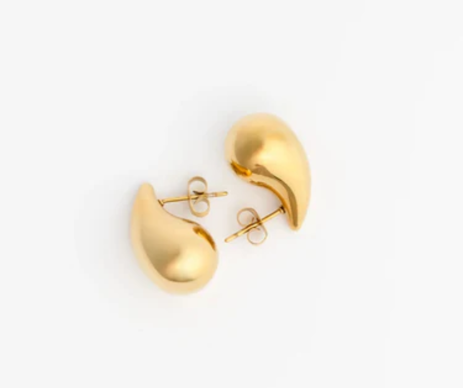 LUX Tear Drop Stud Earrings