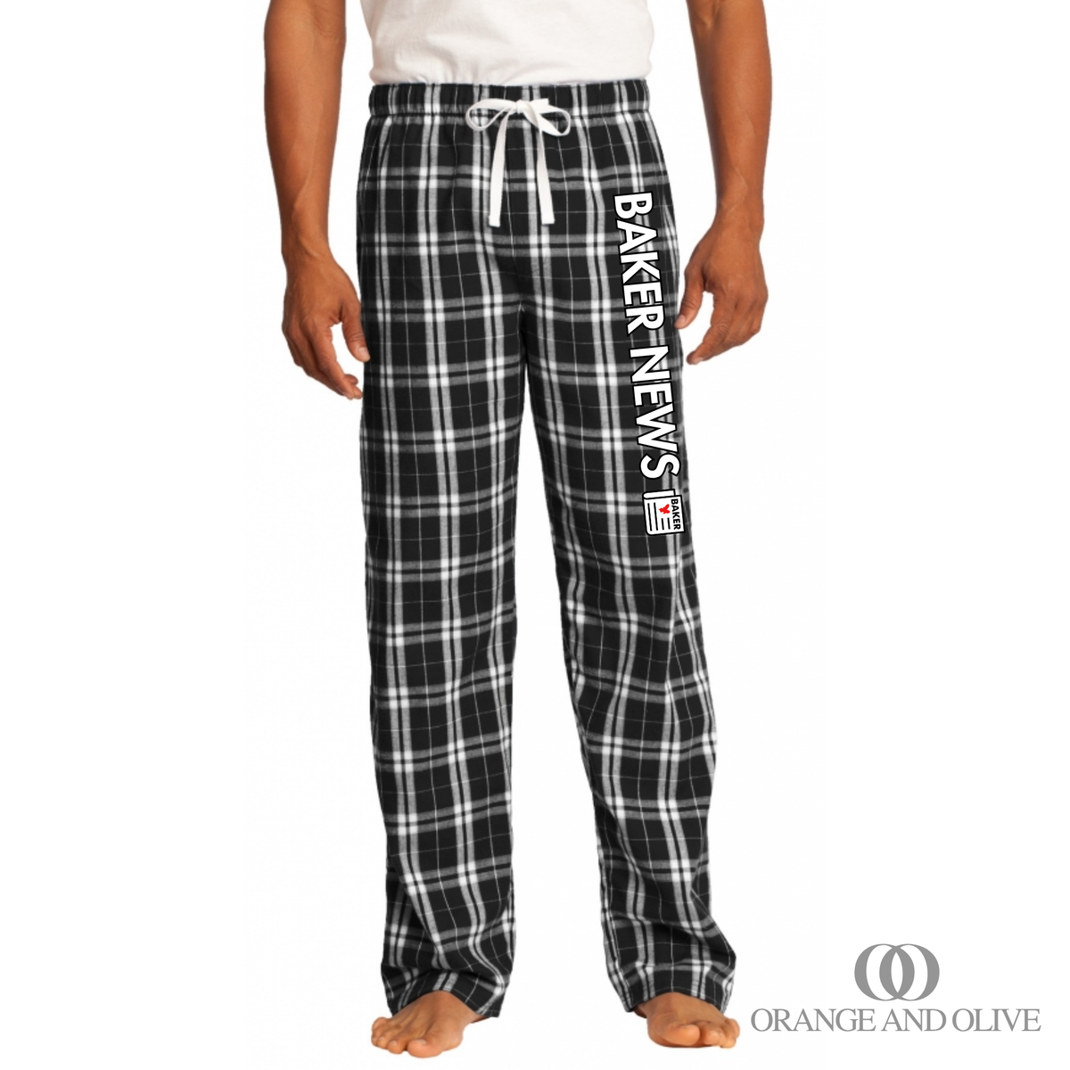 BAKER NEWS Flannel Pants ADULT MENS - Baker News