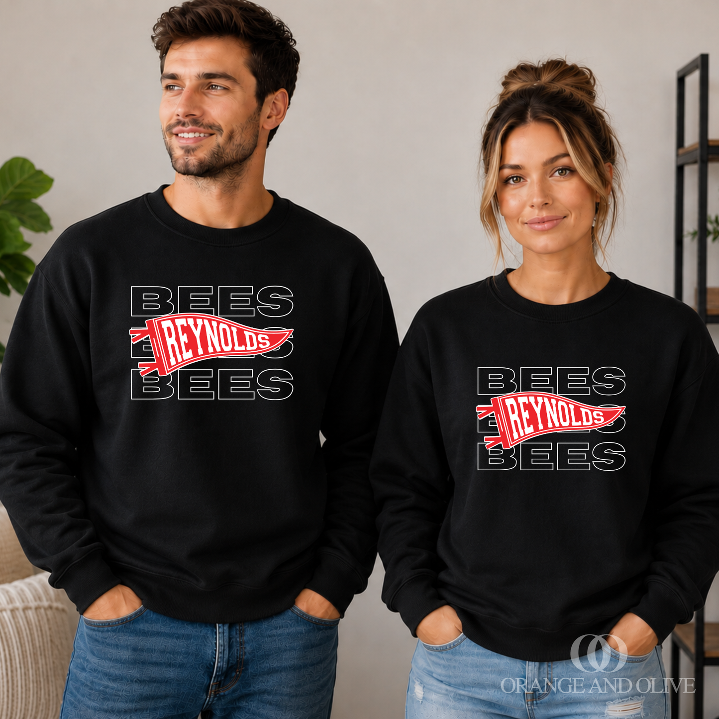 Crew Reynolds Pennant Sweatshirt ADULT - Reynolds Fundraiser