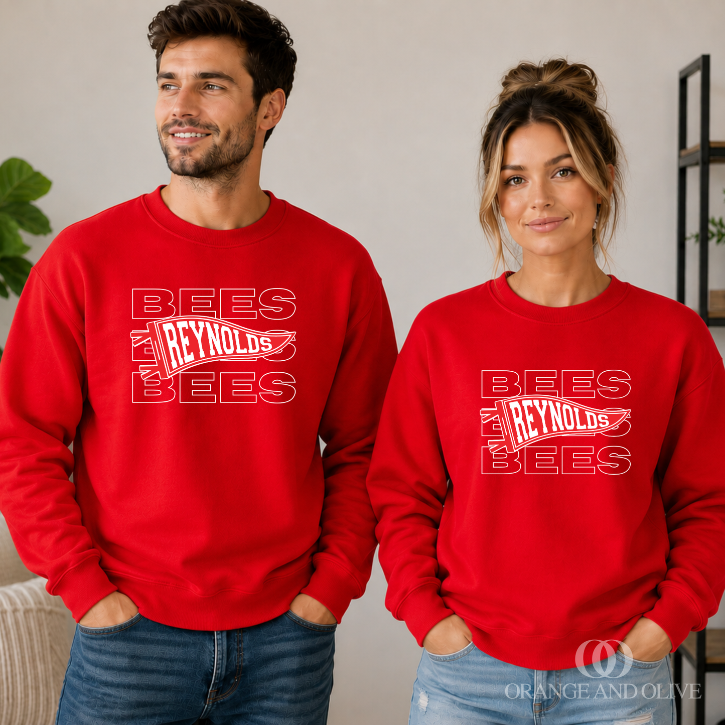 Crew Reynolds Pennant Sweatshirt ADULT - Reynolds Fundraiser