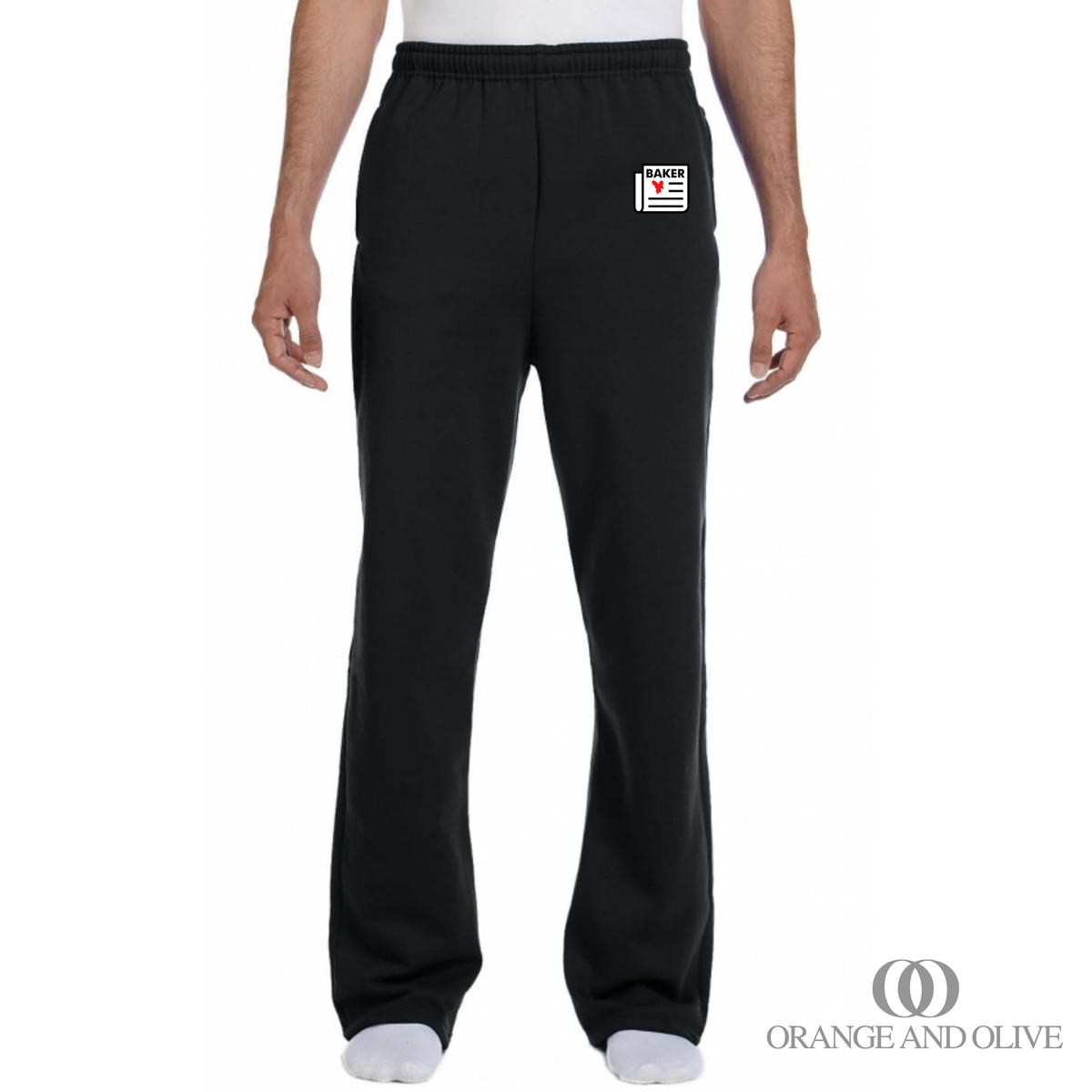 NEWSPAPER Sweatpants ADULT- Baker News