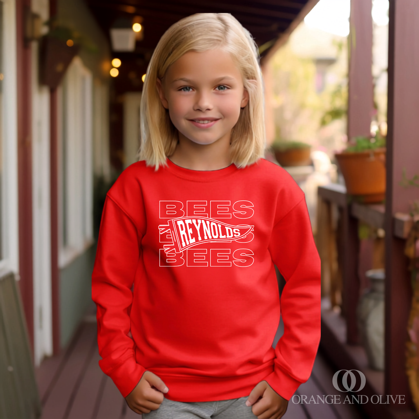 Crew Reynolds Pennant Sweatshirt YOUTH - Reynolds Fundraiser