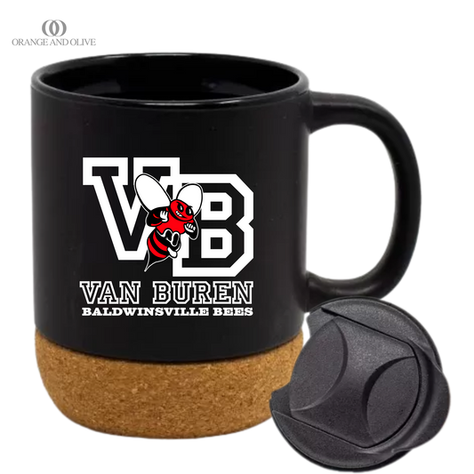 Coffee Mug Cork VAN BUREN LOGO - VanBuren Fall Fundraiser