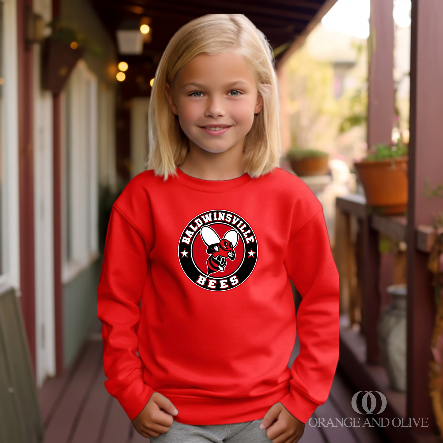 Crew Circle Logo Sweatshirt YOUTH - Reynolds Fundraiser