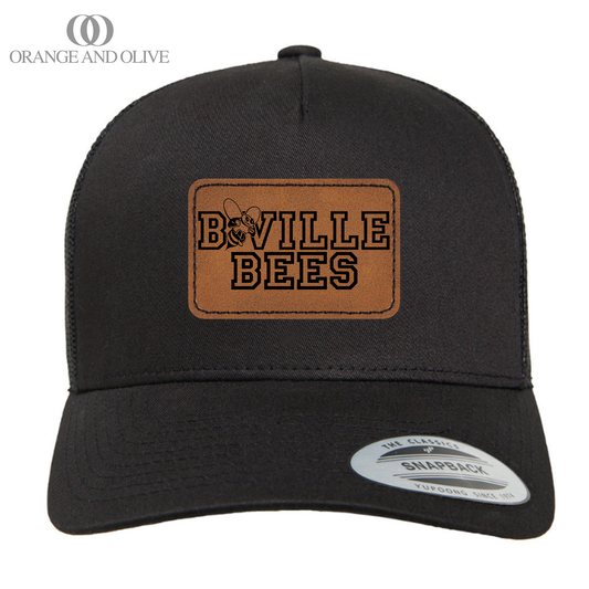 Trucker Hat w/ Leather Patch - Reynolds PTA Sale