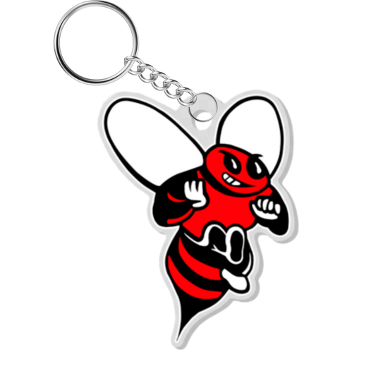 Bville Bee Acrylic Keychain