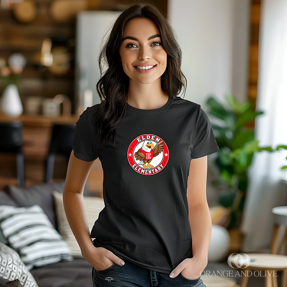 Tee Circle Logo ADULT WOMENS - Elden Fundraiser