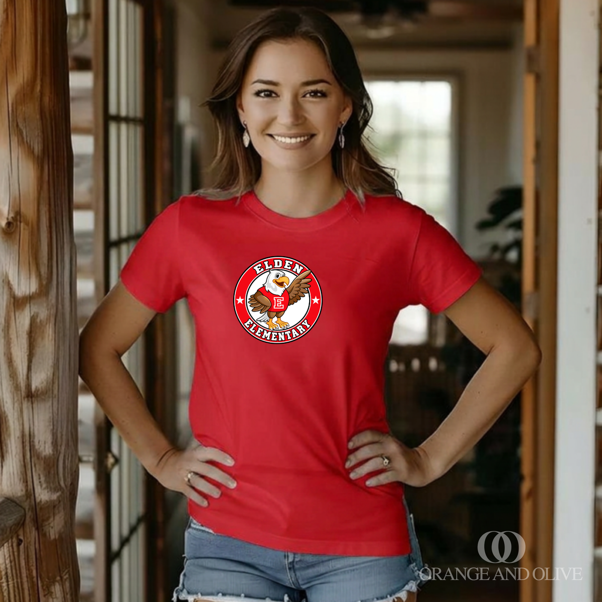 Tee Circle Logo ADULT WOMENS - Elden Fundraiser
