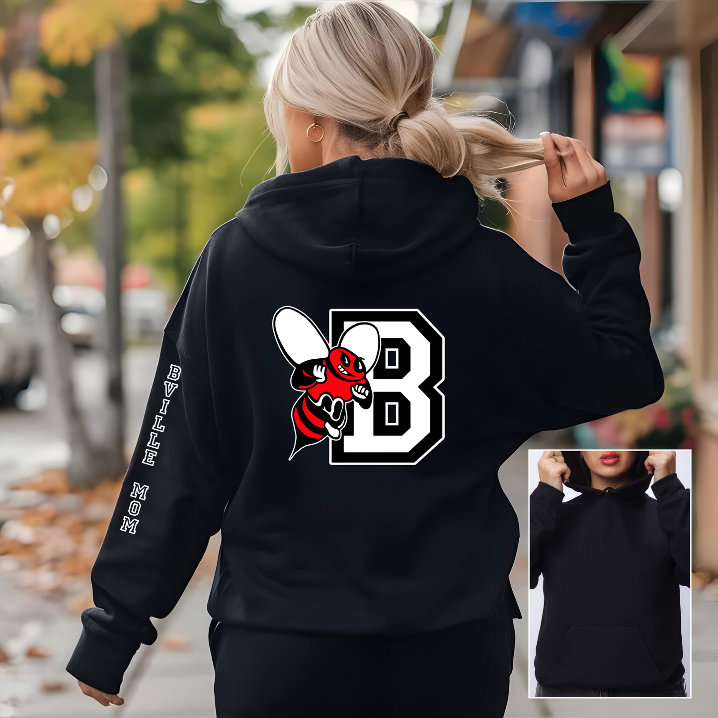Baldwinsville Mom Hoodie (Ray PTA Fundraiser)