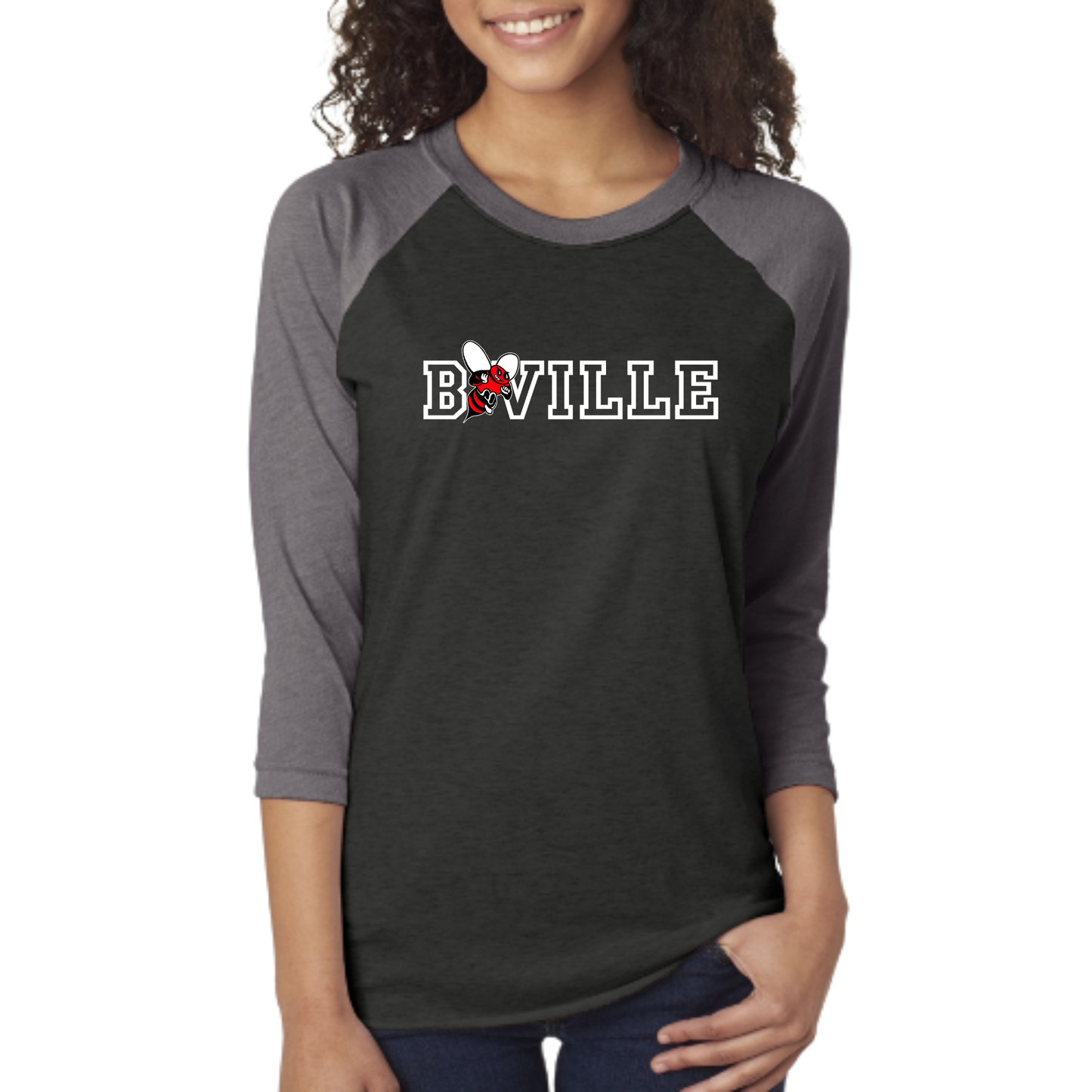 Bville T-Shirt Henley  (Ray PTA Fundraiser)