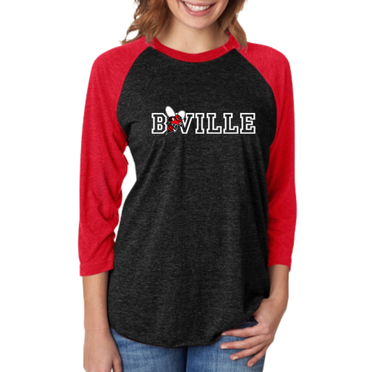 Bville T-Shirt Henley  (Ray PTA Fundraiser)