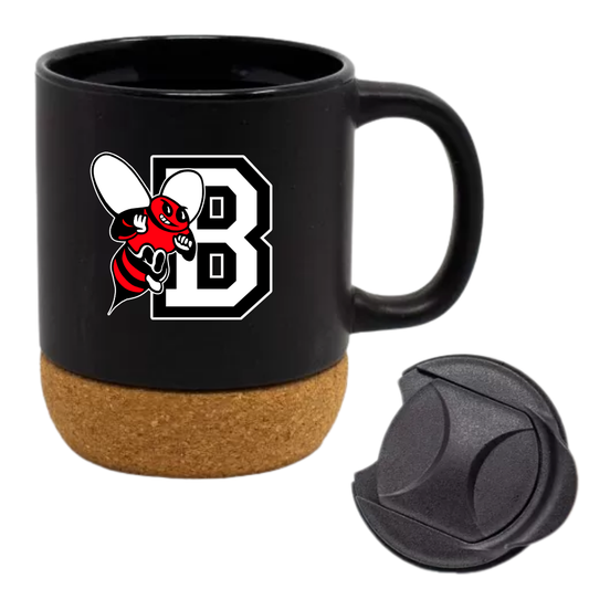 Coffee Mug Cork Bville Bee (Ray PTA Fundraiser)