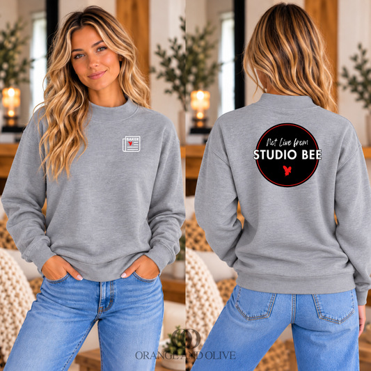 LOGO Mock Turtleneck ADULT - Baker News