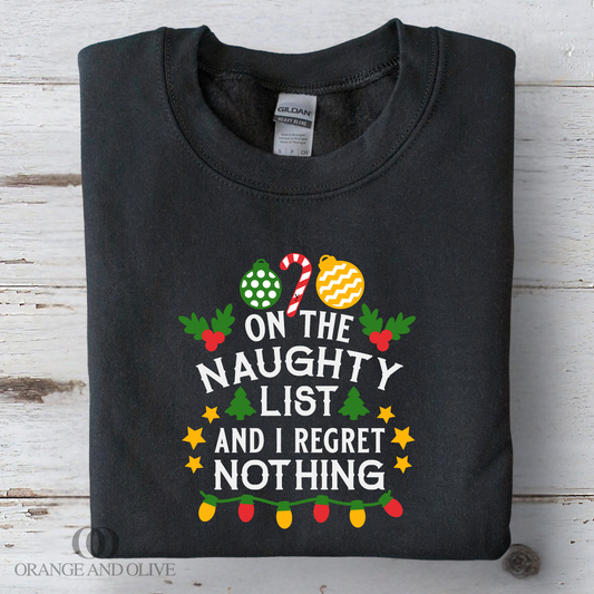 On The Naughty List and Regret Nothing
