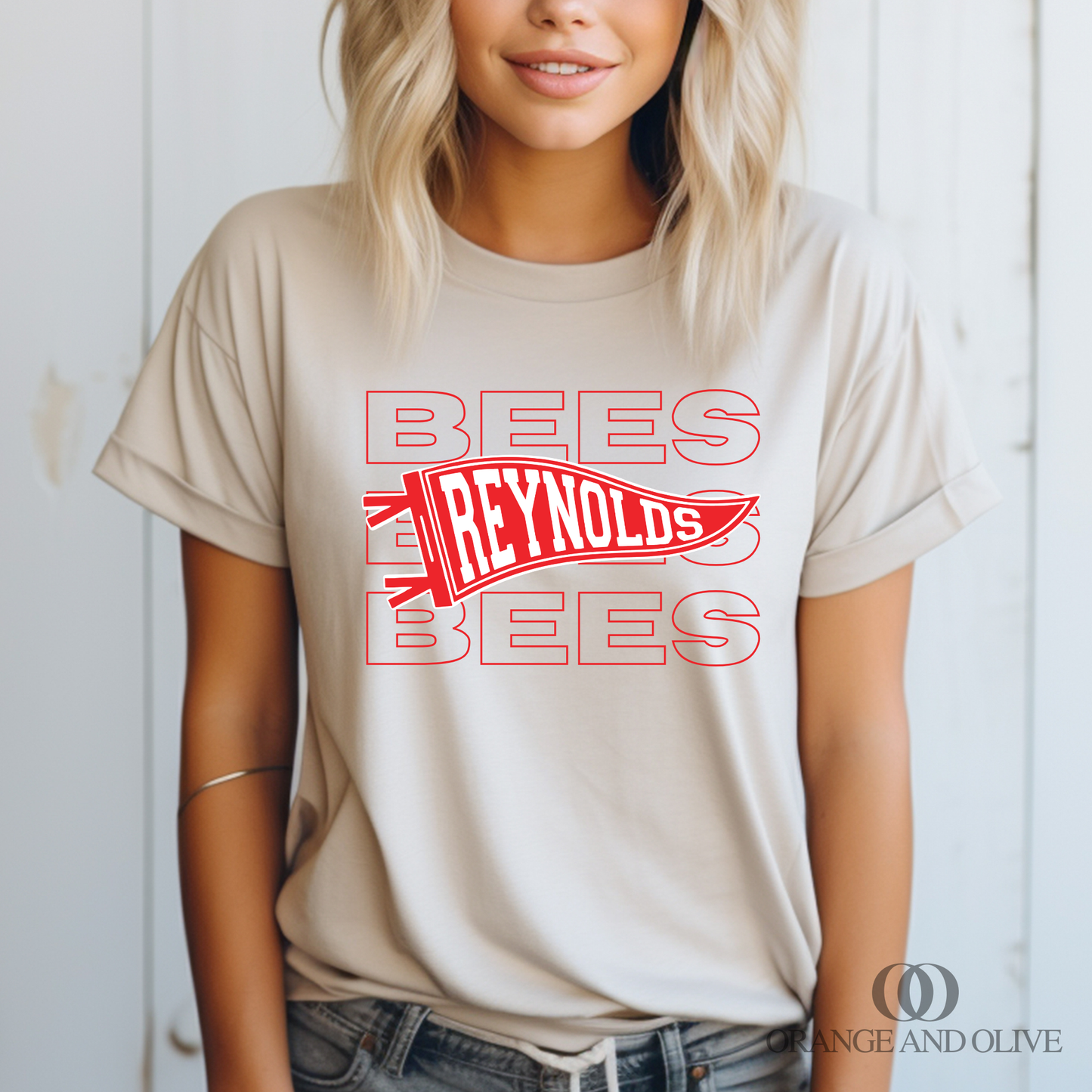 Tee Reynolds Pennant ADULT WOMENS - Reynolds Fundraiser
