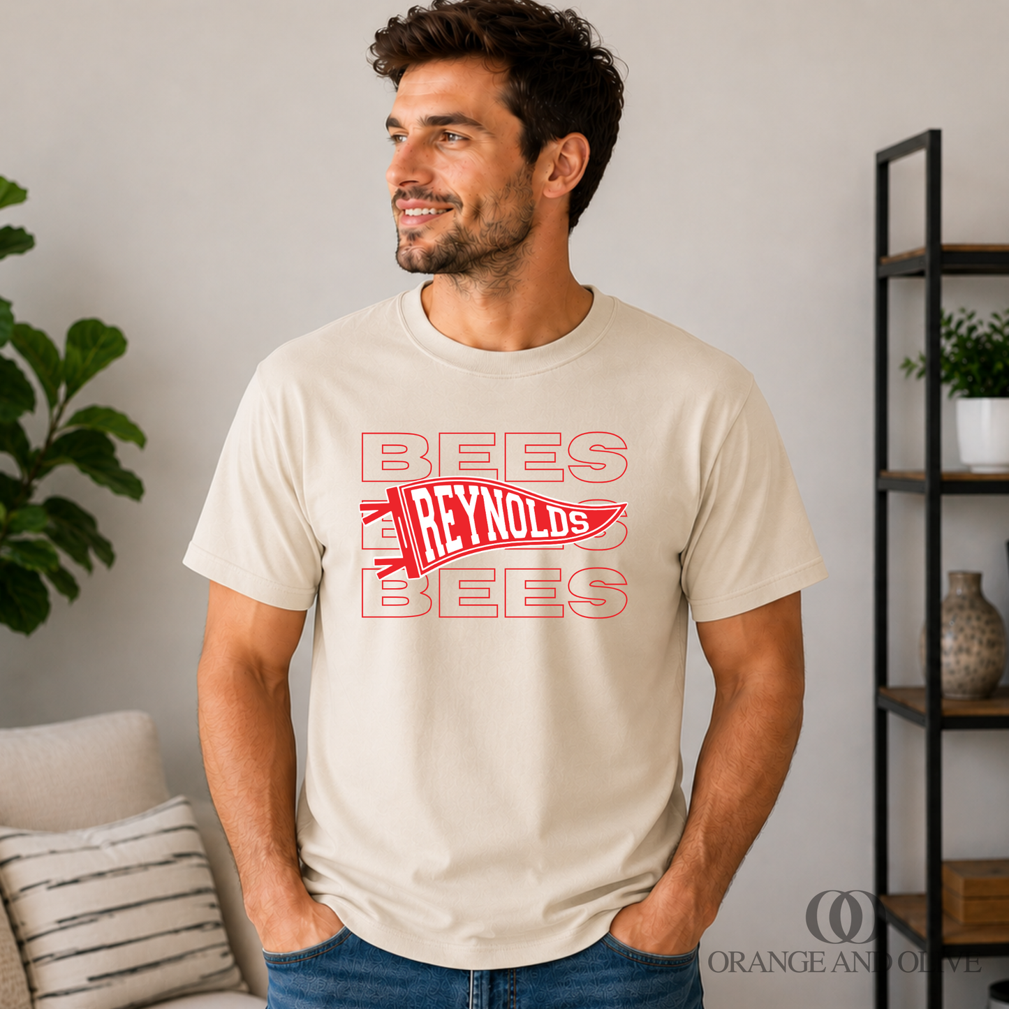 Tee Reynolds Pennant ADULT MENS - Reynolds Fundraiser
