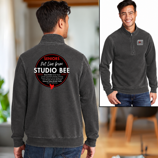 SENIORS 2026-2027 1/4 Zip Comfort Colors ADULT  - Baker News