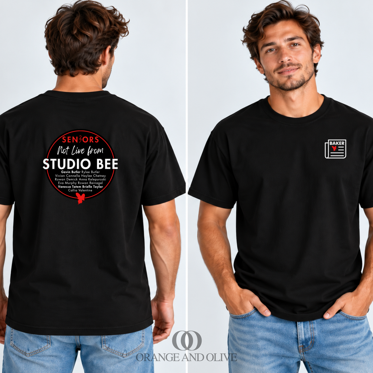 SENIORS '27 Tee Comfort Colors ADULT - Baker News