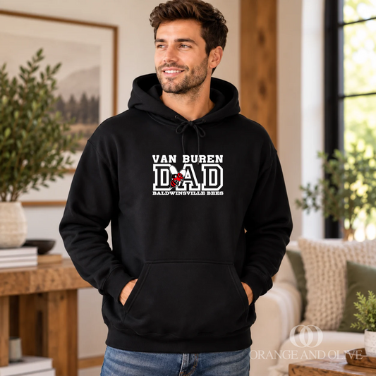 VAN BUREN DAD HOODIE - ADULT - VanBuren Fall Fundraiser