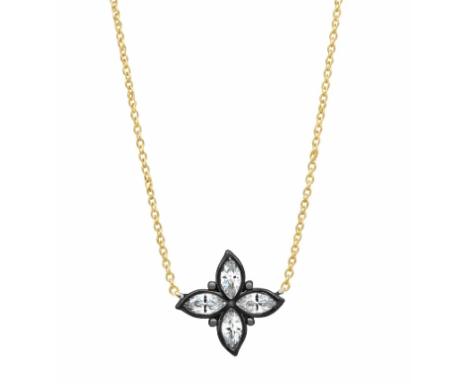 Freida Rothman Bloom Petal Pendant Necklace