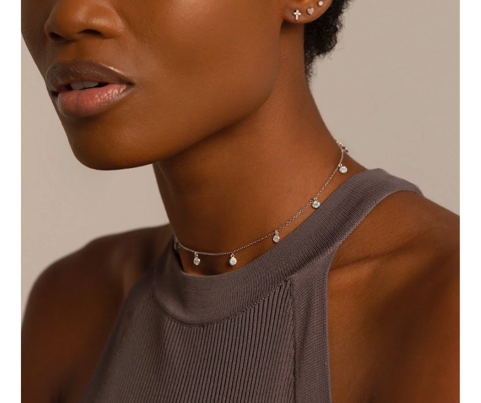 Dangle Crystal Choker