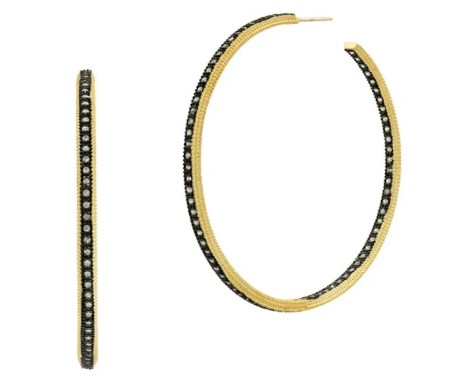 Freida Rothman Icon Hoop Earrings
