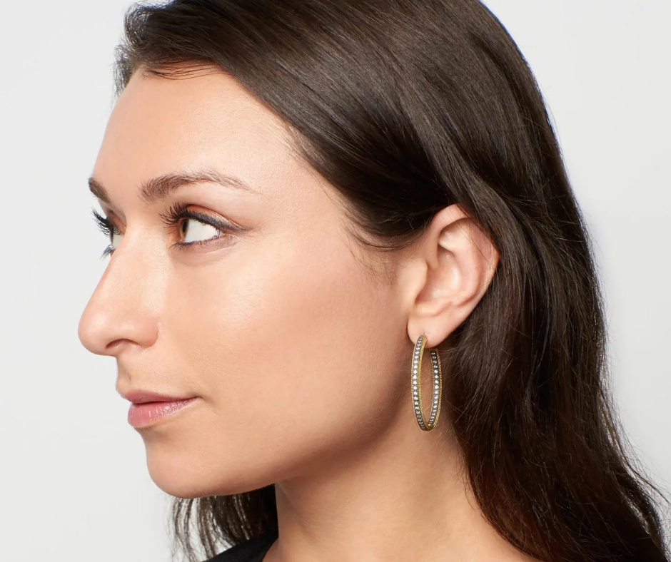 Freida Rothman Icon Hoop Earrings