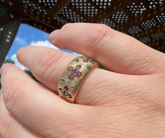 Multi Color Adjustable Ring