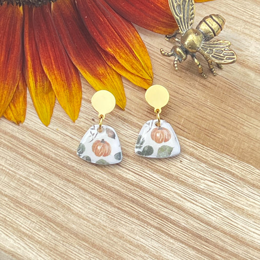 Pumpkin Patch Gold Dangle