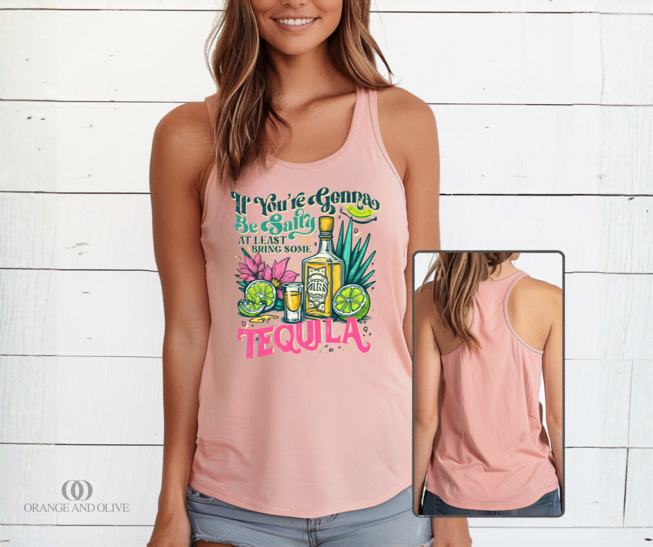 Bring Some Tequila Racerback Tank Top PRE ORDER (review description for details)